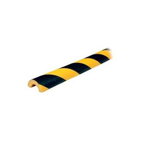 IRONGUARD Knuffi® Model R30 Pipe Bumper Guard, 1M, 39-1/2"L x 1-1/2"W, Black/Yellow, 60-6793 60-6793